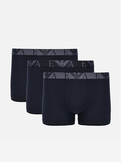 Набор (трусы 3 пары) муж Emporio Armani EM000259 AF10778 MB254 BLUE/BLUE/BLUE - 0