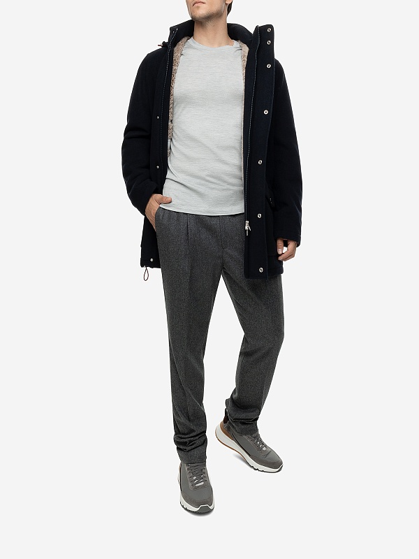 Куртка муж Brunello Cucinelli MT4976890 NERO - 1