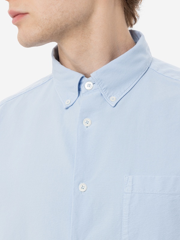 Рубашка муж A.P.C. COHAH-H12599 BAA LIGHT BLUE - 5