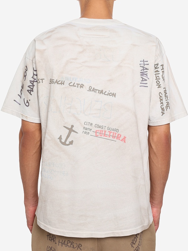 Футболка муж CULTURA S26TE33JE10 beige - 4