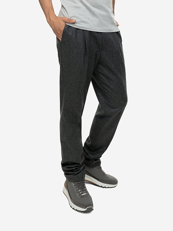 Брюки муж Brunello Cucinelli M038PE1740 DARK GREY - 2