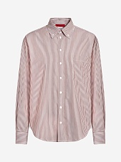 Рубашка жен MAX&CO 2626116033200 002 BROWN PINSTRIPES