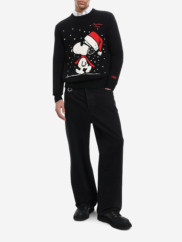 Свитер муж MC2 Saint Barth HER0001 03390I SNOOPY XMAS COOL 00 EMB - 1