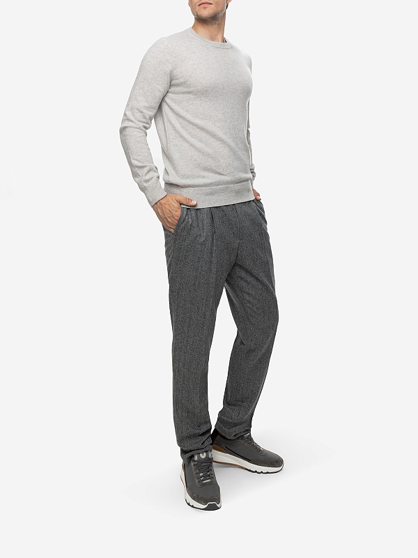 Брюки муж Brunello Cucinelli ME258E1450 GRIGIO MEDIO - 1