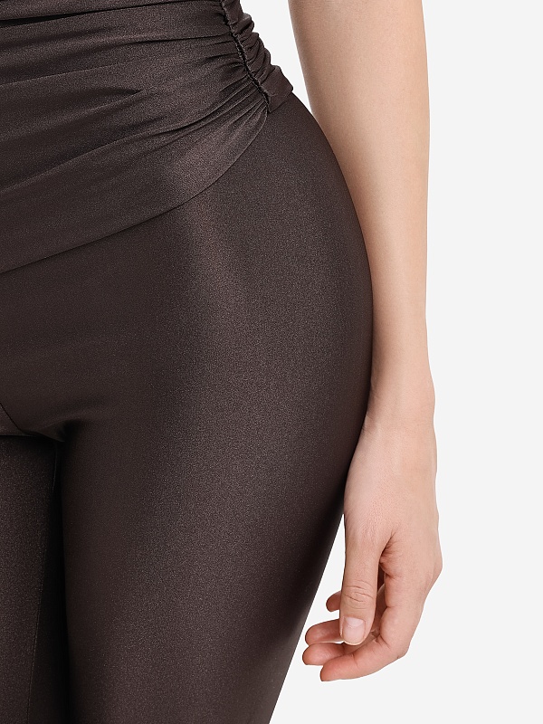 Леггинсы жен THE ANDAMANE T180414A TJP062 DARK BROWN - 4