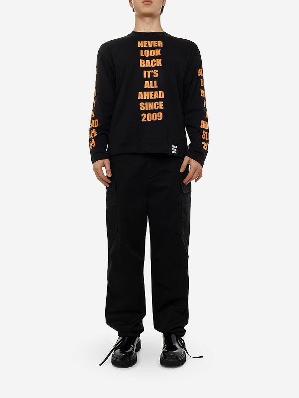 Футболка с длинным рукавом муж MSGM 3640MM139 247002 99 - 2