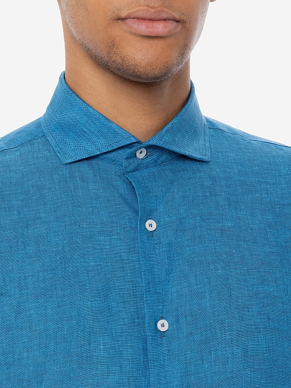 Рубашка муж Fefe Napoli CL 74 (SKYBLU) - 4