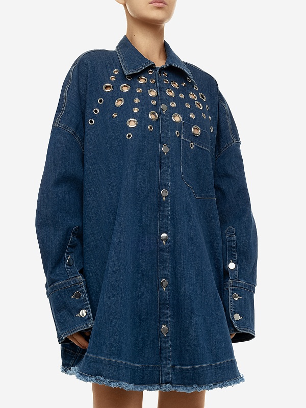 Платье жен ACT N°1 PFD2301 DENIM 01 BLUE - 3