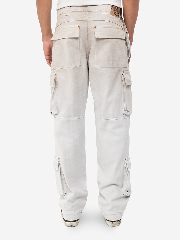 Брюки муж CULTURA S25CULT_A046 DIRTY WHITE - 4