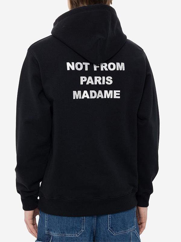 Худи муж Drôle de Monsieur PERM-HO162-CO127-BL BLACK - 4