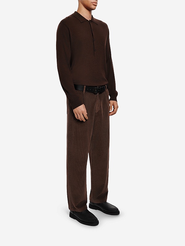 Поло с длинным рукавом муж Closed C86489-92M-EM 694 MARSH GREEN - 1