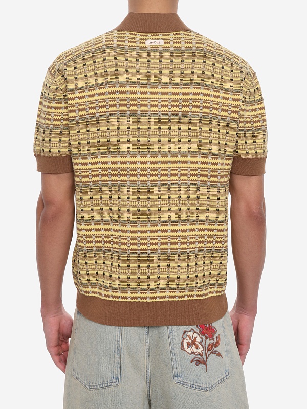 Поло муж Drôle de Monsieur K-PO207-CO209-YL YELLOW - 5
