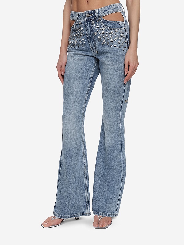 Джинсы жен Ksubi WPS26DJ025 denim - 1