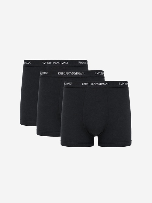 Набор (трусы 3 пары) муж Emporio Armani EM000259 AF14132 MC061 BLACK/BLACK/BLACK - 0