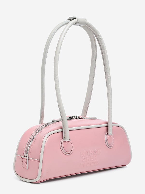 Сумка жен MARGESHERWOOD GG047643 BABY PINK + LIGHT GREY CRINKLE - 1
