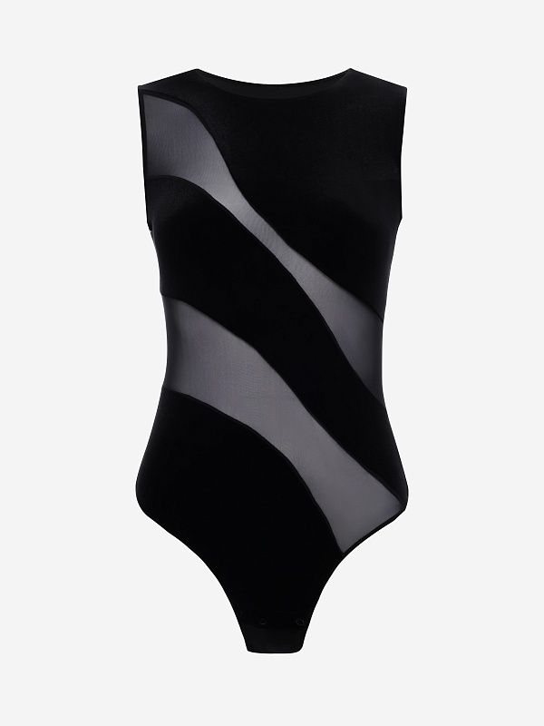 Боди жен Undress Code Night Creature bodysuit Thong Black - 0
