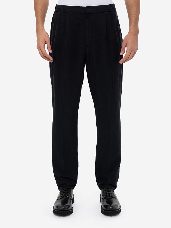 Брюки муж Officine Generale S25MTLG462 BLACK - 2