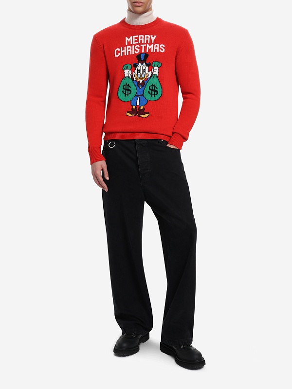 Свитер муж MC2 Saint Barth HER0001 00111I CHRISTMAS SCROOGE 41 EMB - 1