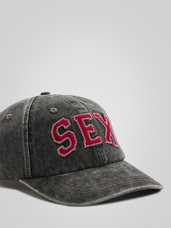 Кепка муж Carne Bollente AW26CAP0108 Off-Black - 2