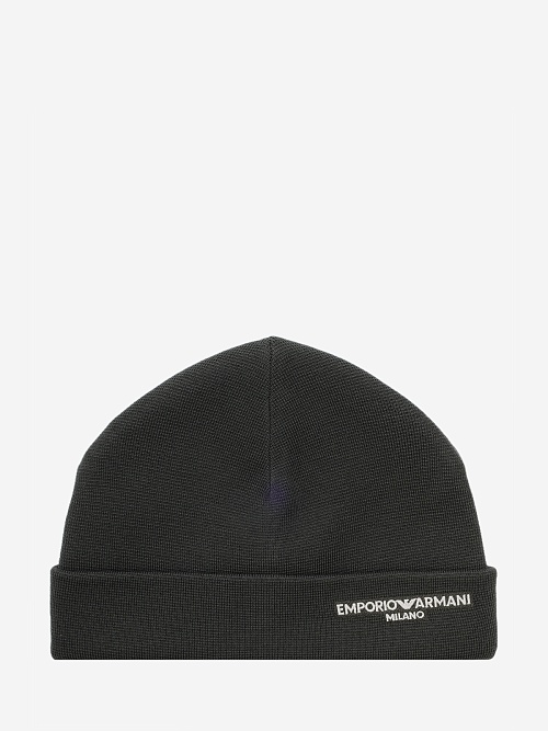 Шапка муж Emporio Armani EM002715 AF18241 U8120 BLACK INK - 0