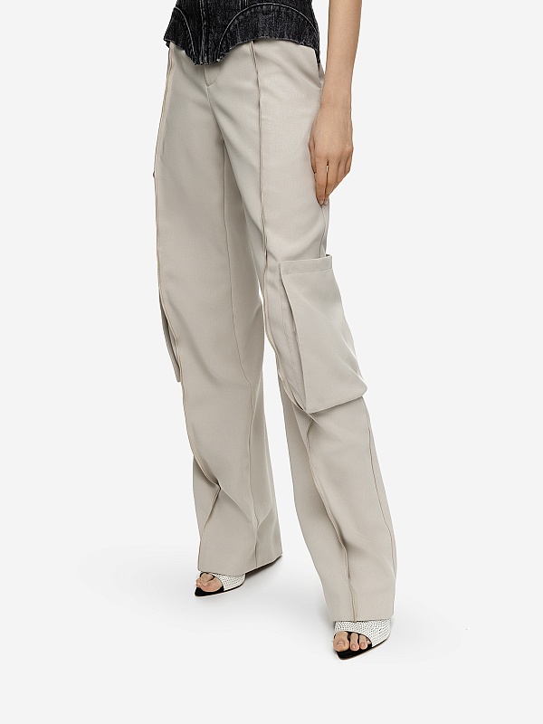 Брюки жен Yuzefi YUZPF23-RW-TR03-17 OAT - 3