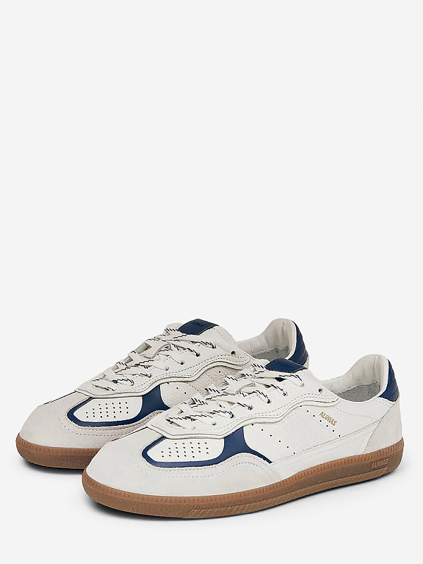 Кеды муж ALOHAS S100709-05 Rife Grain White Navy - 3