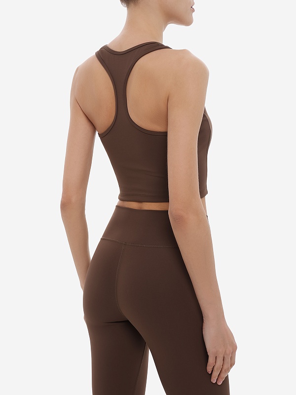 Топ (спортивный) жен Sporty & Rich TO02366300BR27 Toffee - 3