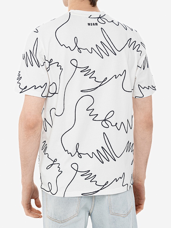 Футболка муж MSGM 3840MM93 257098 02 - 4