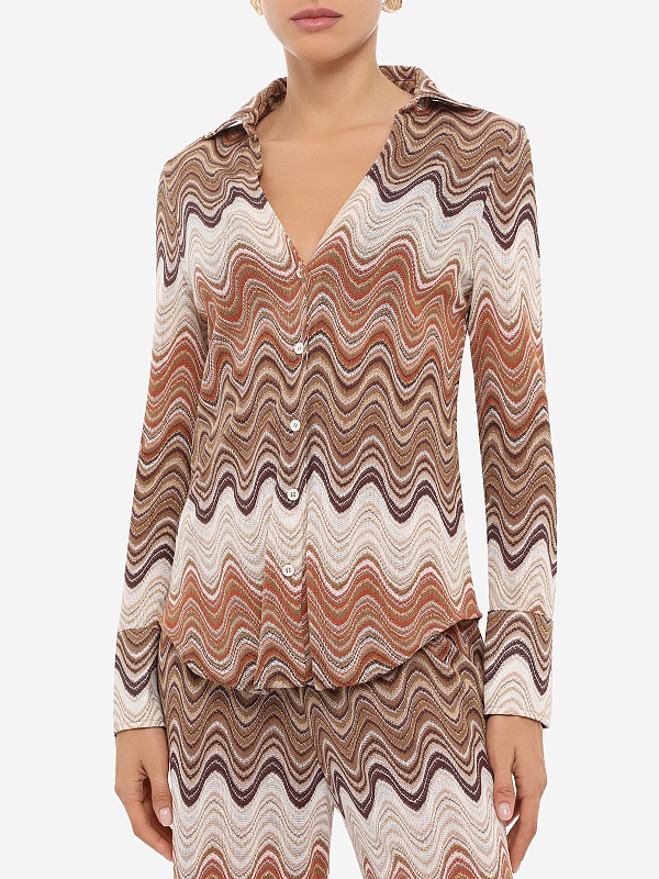 Рубашка пляжная жен MC2 Saint Barth YOS0001 01846L RACHEL SEA WAVE 18 - 4