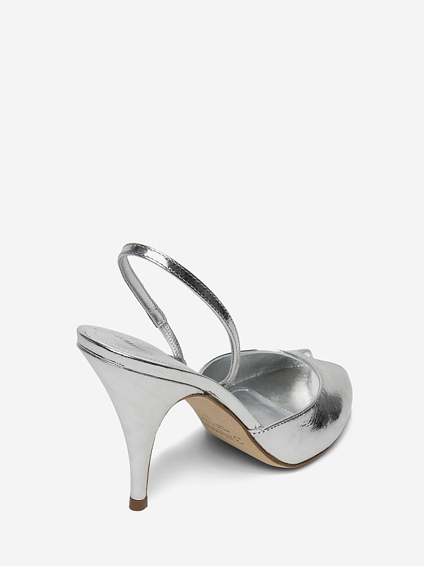 Слингбэки (каблук) жен 3JUIN 326SC012.R.1319601 PLISSE' SILVER - 2