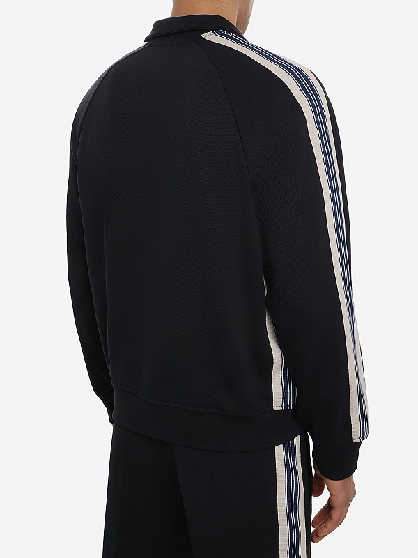 Толстовка на молнии муж Emporio Armani EM002872 AF13488 UB118 ICONICO 0920 BLU NAVY EA - 4
