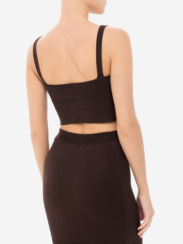 Топ жен Burka kn25-t001 Шоколадный - 3