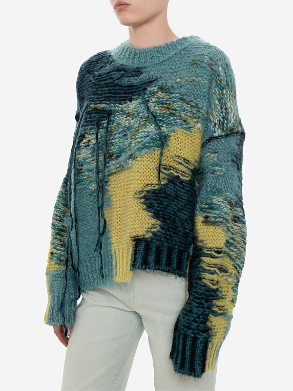 Свитер жен Isabel Benenato DK52 24 TURQUOISE - 3