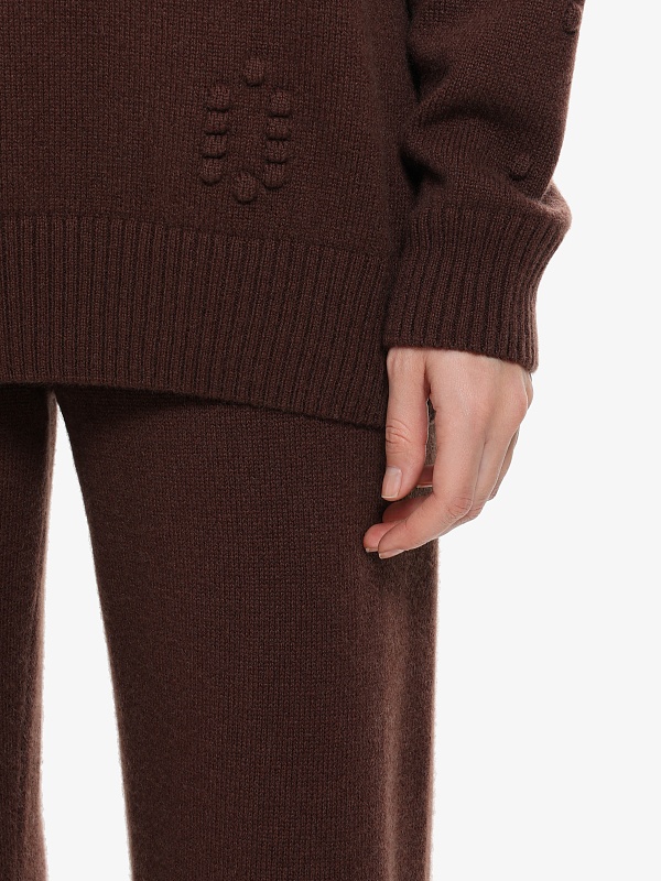 Свитер жен Burka kn25-s001 Шоколадный - 4