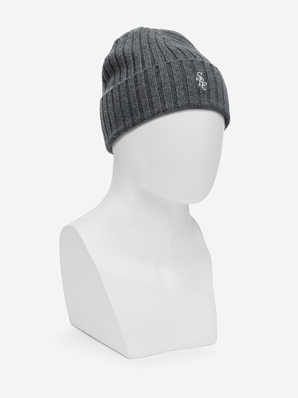 Шапка муж Sporty & Rich AC06667302GY22 Cool Gray - 3