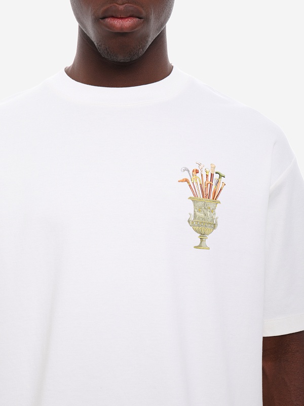 Футболка муж Drôle de Monsieur K-TS313-CO002-OW OFF WHITE - 5