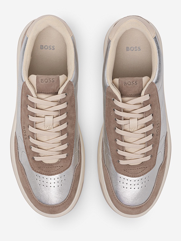 Кеды жен Hugo Boss 50517245 040 Silver - 3