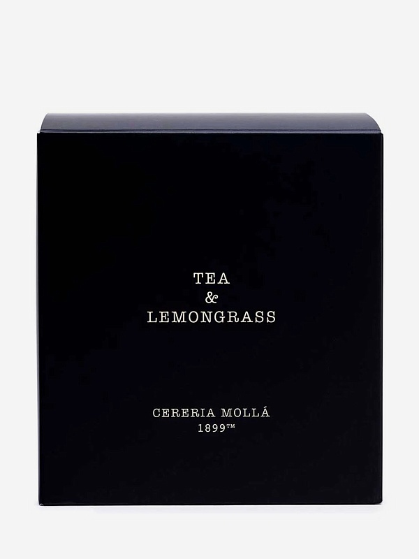 Свеча унисекс Cereria Molla 1899 6634 Tea & Lemongrass XL, 3 фитиля 600г - 1