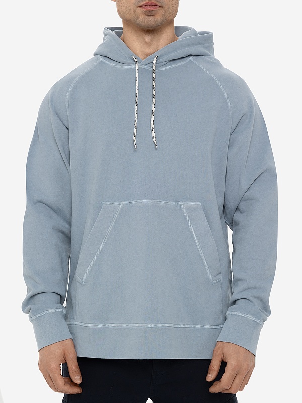 Худи муж Officine Generale S24MSWT251PRE STORM BLUE - 3