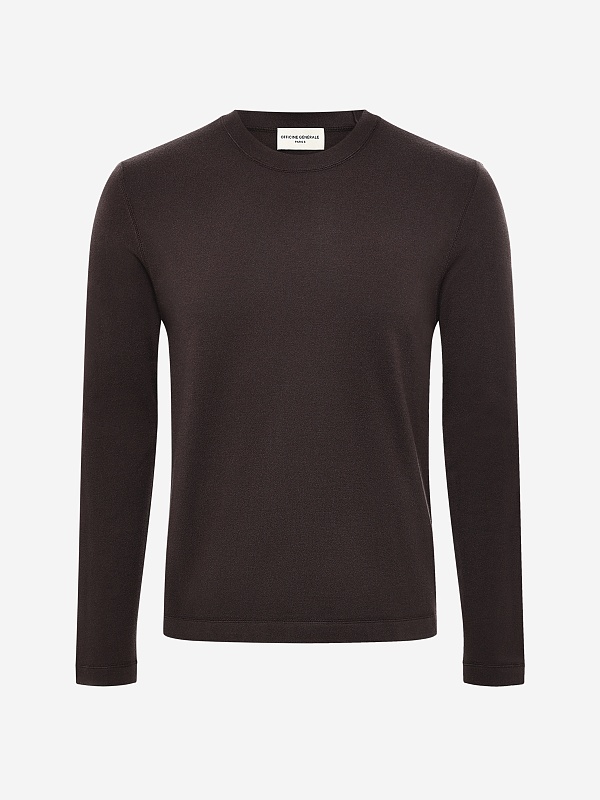 Свитер муж Officine Generale W25MTEE206 ICED COFFEE - 4