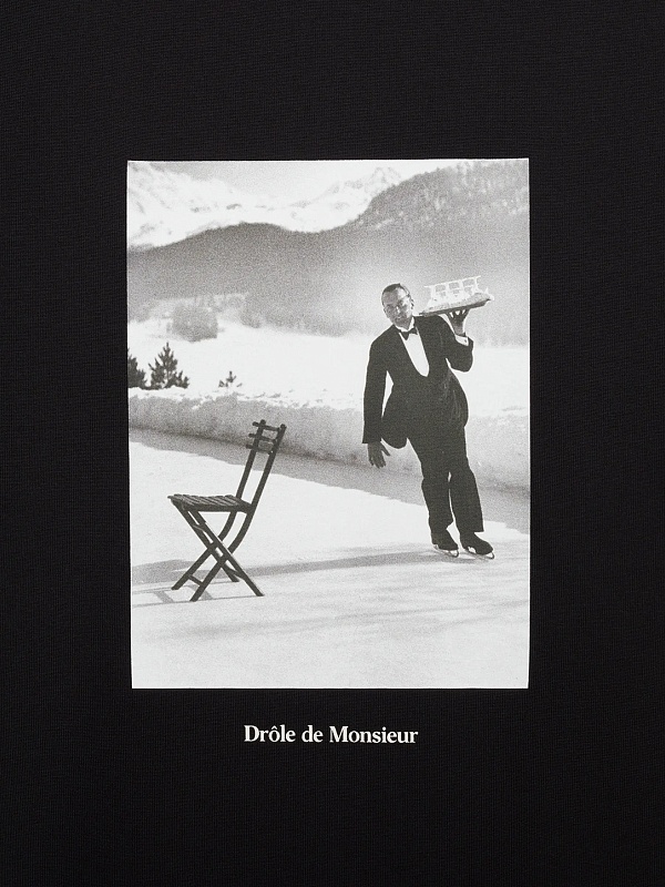 Футболка муж Drôle de Monsieur I-TS266-CO195-BL BLACK - 1