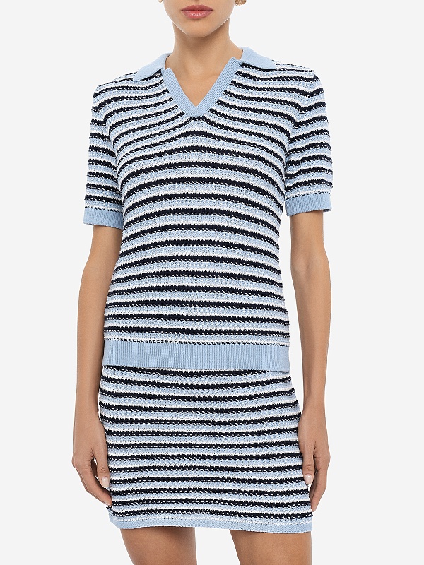 Поло жен MC2 Saint Barth CDY003 03773L STRIPES 3110 - 3