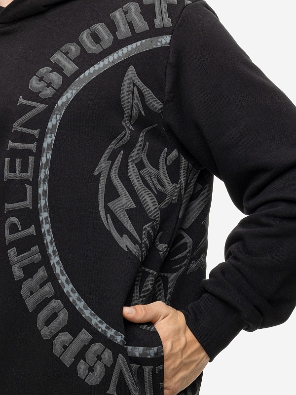 Худи муж Philipp Plein Sport SADC MJB3244 SJO001N 02 black - 4