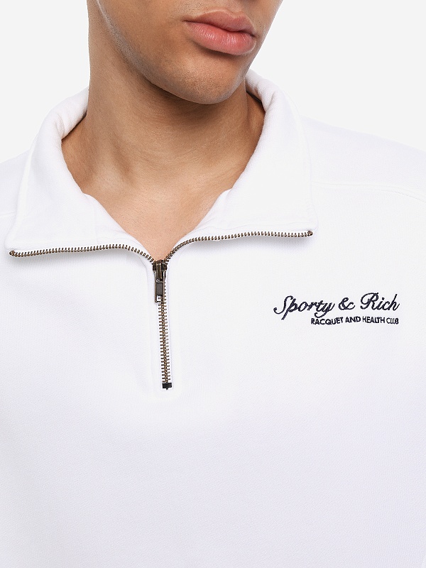 Толстовка муж Sporty & Rich ST09875325WH01 White - 5