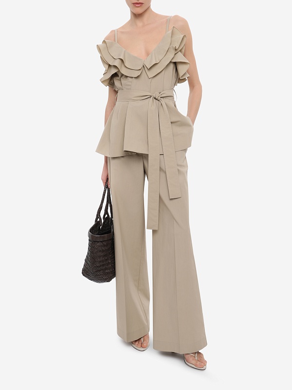 Топ жен P.A.R.O.S.H. D313354 004 BEIGE - 1