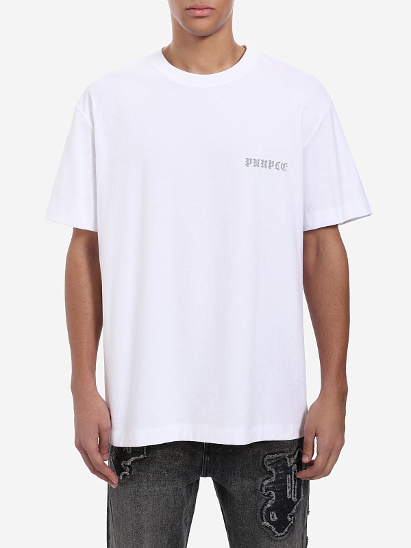 Футболка муж PURPLE P104-TWPN425 WHITE - 2
