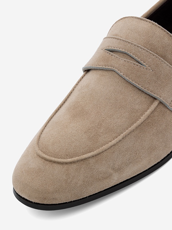 Лоферы жен Bougeotte FLASSU198B Light Beige - 6