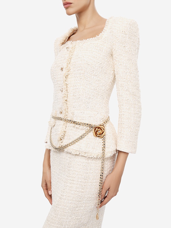 Платье жен Self-Portrait AW26-059MA-C CREAM - 6