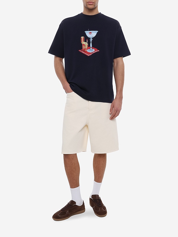 Футболка муж Drôle de Monsieur J-TS291-CO002-NY NAVY - 1