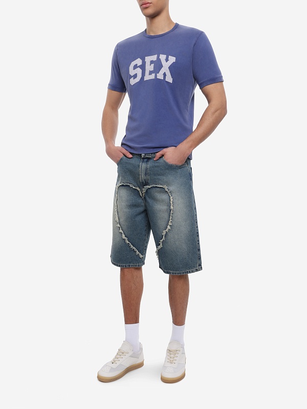Футболка муж Carne Bollente SS26ST0201 Dark blue - 1